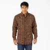Chemise à carreaux à manches longues Flex à coupe décontractée