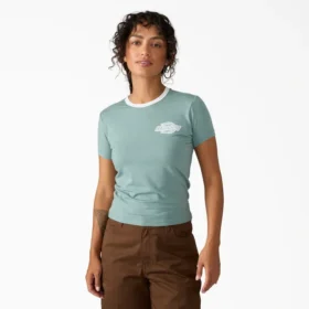 Chemise à col contrasté Plainville pour femme