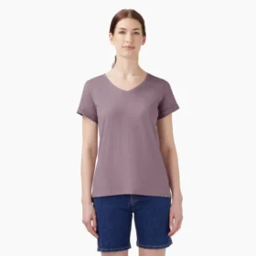 Chemise à col en V pour femme
