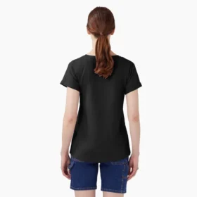 Chemise à col en V pour femme