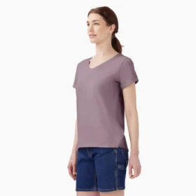 Chemise à col en V pour femme