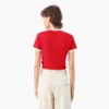 Chemise court à col et poignets contrastés Lewistown pour femme Chemise court à col et poignets contrastés Lewistown pour femme