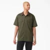 Chemise de travail à col carré Vincent Alvarez