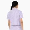 Chemise de travail courte à rayures Hickory pour femme Chemise de travail courte à rayures Hickory pour femme