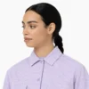 Chemise de travail courte à rayures Hickory pour femme Chemise de travail courte à rayures Hickory pour femme