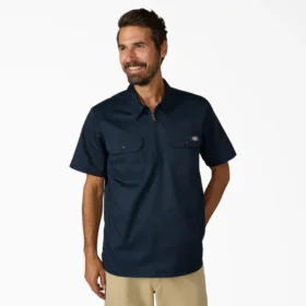 Chemise de travail à fermeture éclair 1/4