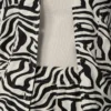 Chemise de travail imprimée zèbre pour femme