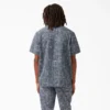 Chemise de travail à manches courtes en sergé à boutons Chemise de travail à manches courtes en sergé à boutons