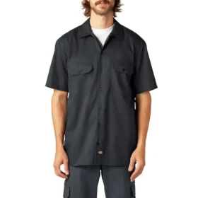 Chemise de travail à manches courtes Flex à coupe décontractée en shorts