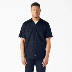 Chemise de travail à manches courtes Flex à coupe décontractée en shorts