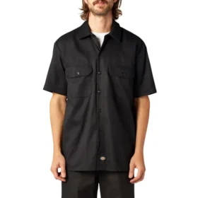 Chemise de travail à manches courtes Flex à coupe décontractée en shorts