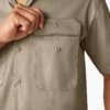 Chemise de travail à manches courtes Flex à coupe décontractée en shorts