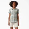 Chemise de travail à manches courtes rafraîchissante pour femme Chemise de travail à manches courtes rafraîchissante pour femme