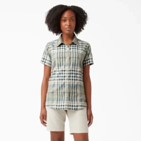 Chemise de travail à manches courtes rafraîchissante pour femme Chemise de travail à manches courtes rafraîchissante pour femme