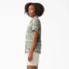 Chemise de travail à manches courtes rafraîchissante pour femme Chemise de travail à manches courtes rafraîchissante pour femme