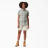 Chemise de travail à manches courtes rafraîchissante pour femme Chemise de travail à manches courtes rafraîchissante pour femme