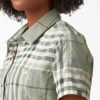 Chemise de travail à manches courtes rafraîchissante pour femme Chemise de travail à manches courtes rafraîchissante pour femme