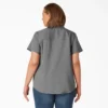 Chemise de travail à manches courtes rafraîchissante pour femmes grandes tailles Chemise de travail à manches courtes rafraîchissante pour femmes grandes tailles