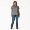 Chemise de travail à manches courtes rafraîchissante pour femmes grandes tailles Chemise de travail à manches courtes rafraîchissante pour femmes grandes tailles