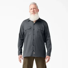 Chemise de travail à manches longues et coupe décontractée Flex