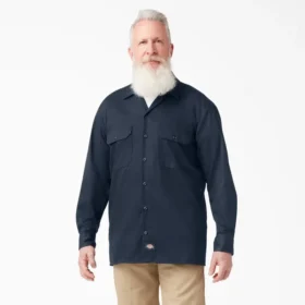 Chemise de travail à manches longues et coupe décontractée Flex