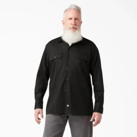Chemise de travail à manches longues et coupe décontractée Flex