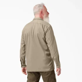 Chemise de travail à manches longues et coupe décontractée Flex