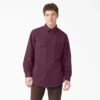 Chemise en coton duck à manches longues doublée de flanelle Chemise en coton duck à manches longues doublée de flanelle