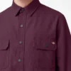 Chemise en coton duck à manches longues doublée de flanelle Chemise en coton duck à manches longues doublée de flanelle