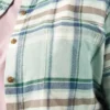 Chemise en flanelle à carreaux à manches longues pour femmes grandes tailles Chemise en flanelle à carreaux à manches longues pour femmes grandes tailles
