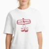 Chemise graphique à manches courtes Polk pour femme Chemise graphique à manches courtes Polk pour femme