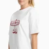 Chemise graphique à manches courtes Polk pour femme Chemise graphique à manches courtes Polk pour femme