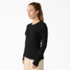 Chemise Henley à col rond pour femme