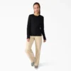 Chemise Henley à col rond pour femme