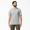 Chemise Henley à manches courtes épais Chemise Henley à manches courtes épais