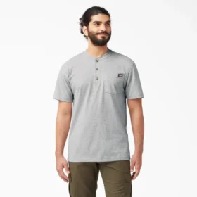 Chemise Henley à manches courtes épais