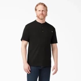 Chemise Henley à manches courtes épais