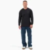 Chemise Henley à manches longues Chemise Henley à manches longues