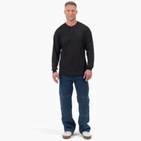 Chemise Henley à manches longues