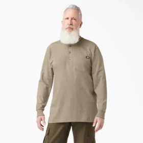 Chemise Henley à manches longues épais