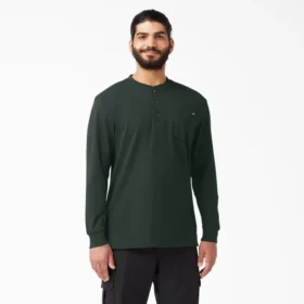 Chemise Henley à manches longues épais