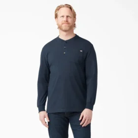 Chemise Henley à manches longues épais