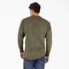 Chemise Henley à manches longues épais chiné Chemise Henley à manches longues épais chiné
