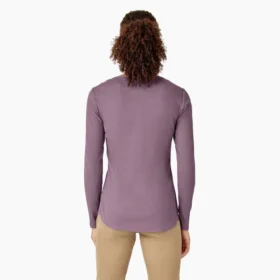 Chemise Henley à manches longues pour femme