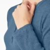 Chemise Henley à manches longues pour femme