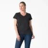 Chemise à manches courtes et col en V pour femme Chemise à manches courtes et col en V pour femme