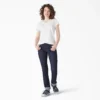 Chemise à manches courtes et col en V pour femme Chemise à manches courtes et col en V pour femme