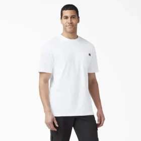 Chemise à manches courtes et poche, légère