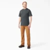 Chemise à manches courtes et poche, légère