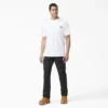 Chemise à manches courtes et poche, légère